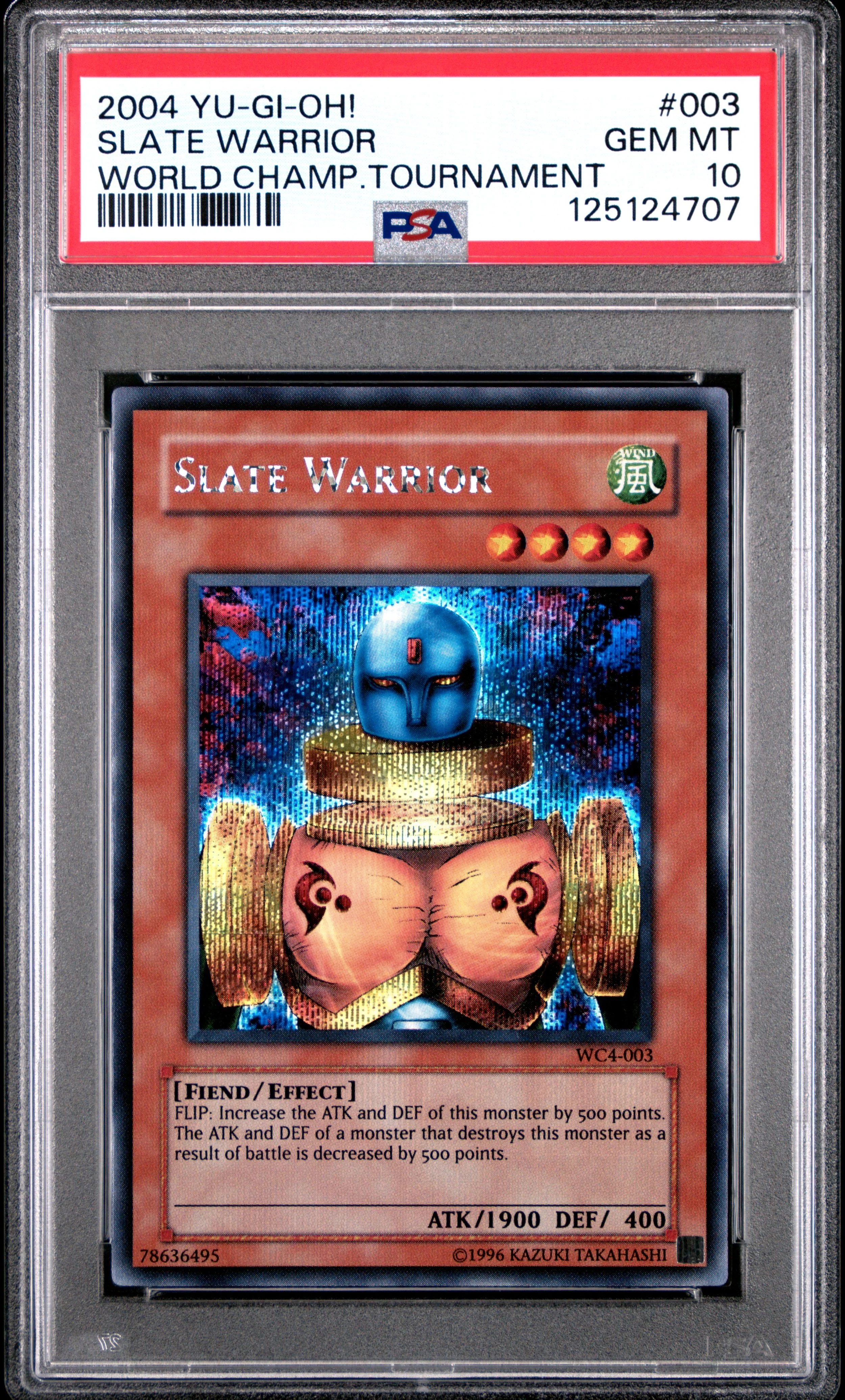 2004 YU-GI-OH! WORLD CHAMPIONSHIP TOURNAMENT 003 SLATE WARRIOR GEM